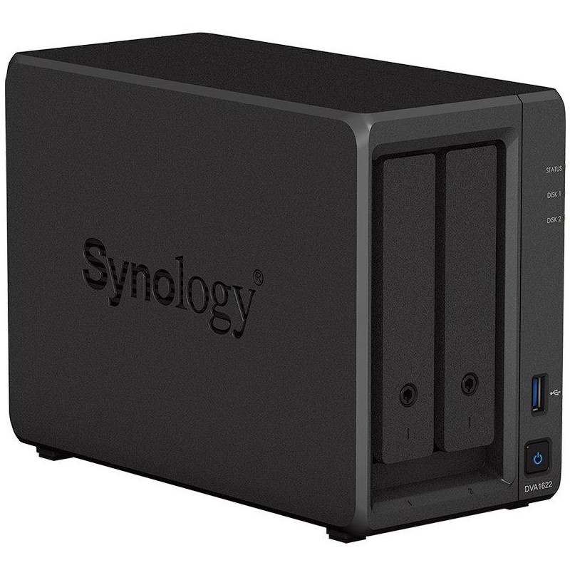 Synology DVA1622 NVR stanice, až 16 kanálů,2x SATA , 1Gb LAN