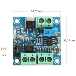 TINYCONTROL převodník PWM 0-100% na 0-10V pro řízení SSR relé