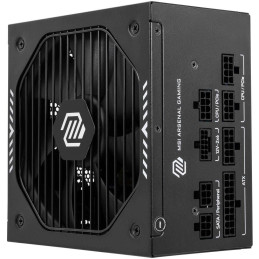 MSI zdroj MAG A750GLS PCIE5/ 750W/ ATX3.1/ akt. PFC/ 7 let celk. záruka/ 135mm fan/ modulární kabeláž/ 80PLUS Gold