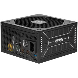 MSI zdroj MAG A750GLS PCIE5/ 750W/ ATX3.1/ akt. PFC/ 7 let celk. záruka/ 135mm fan/ modulární kabeláž/ 80PLUS Gold