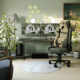 AROZZI herní stůl ARENA Gaming Desk Forest Green