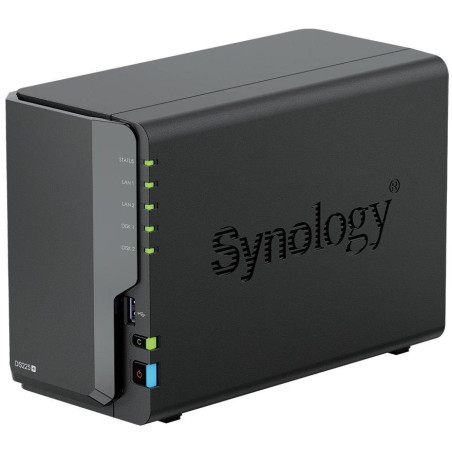 Synology DS225+   2x SATA, 2GB RAM, 2x USB 3.2, LAN 1x 2.5GB + 1x 1Gb