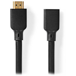 NEDIS prodlužovací Ultra High Speed HDMI 2.1 kabel s ethernetem/ 8K@60Hz/ zlacené konektory HDMI-HDMI/ černý/ BOX/ 2m