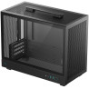 DEEPCOOL CH160 Plus Gehäuse / Micro-ATX / USB 3.0 / USB-C / Seitenteil aus Glas / Tragegriff / Schwarz