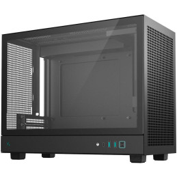 DEEPCOOL skříň CH160 Plus / micro-ATX / USB 3.0 / USB-C / prosklená bočnice / držadlo / černá