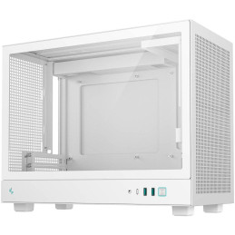 DEEPCOOL skříň CH160 Plus / micro-ATX / USB 3.0 / USB-C / prosklená bočnice / držadlo / bílá