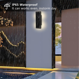 IMMAX SUN LUXURY venkovní solární LED osvětlení nástěnné 30cm, IP44