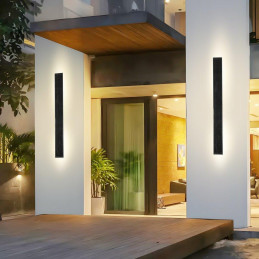 IMMAX SUN LUXURY venkovní solární LED osvětlení nástěnné 100cm, IP44