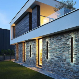 IMMAX SUN LUXURY venkovní solární LED osvětlení nástěnné 100cm, IP44