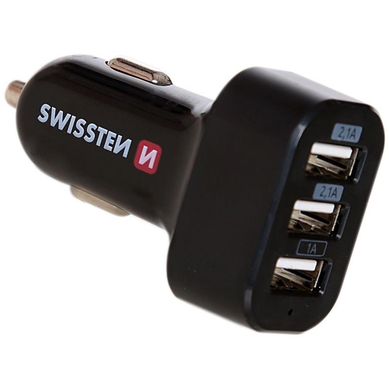Swissten Cl Adaptér 3X Usb 5,2A Power