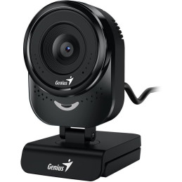 GENIUS FaceCam 1000X Q Black/ 720p HD/ 360° rotace/ 90° náklon/ USB2.0/ UVC/ mikrofon/ černá