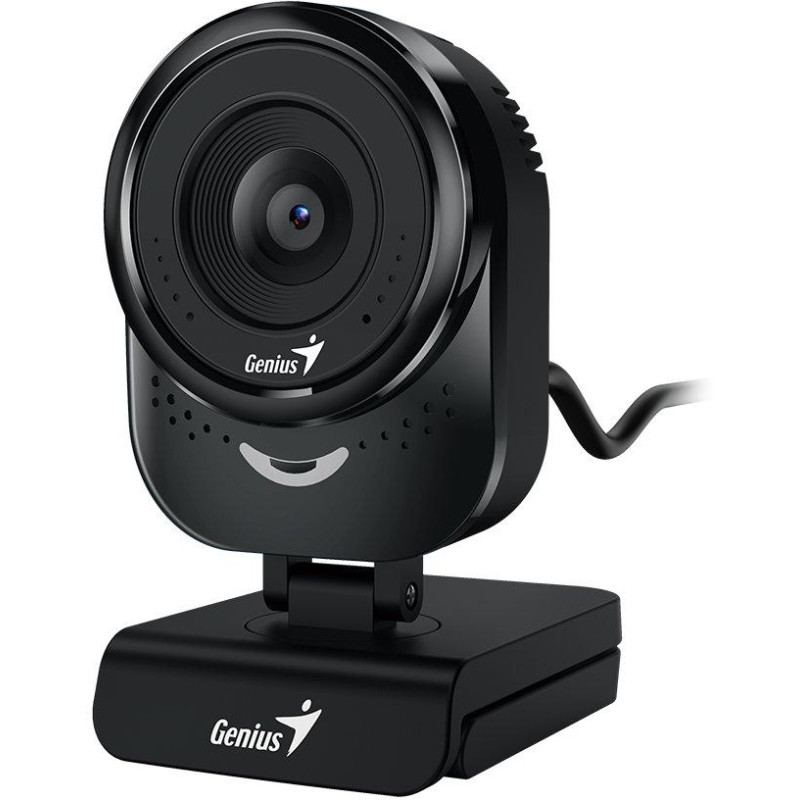 GENIUS FaceCam 1000X Q Black/ 720p HD/ 360° rotace/ 90° náklon/ USB2.0/ UVC/ mikrofon/ černá
