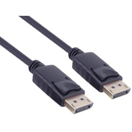 PremiumCord DisplayPort 1.2 přípojný kabel M/M, zlacené konektory, 1,5m