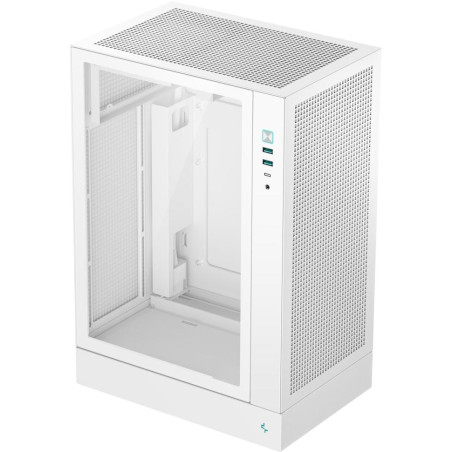 DEEPCOOL skříň CH170 Plus / vertikální microATX / 2xUSB 3.0 / USB-C / bílá