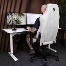 AROZZI Headset Hanger White/ držák headsetu pod herní stůl/ bílý