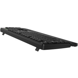 GENIUS KB-7123/ bezdrátová 2,4GHz/ ergo předložka/ Copilot/ mini receiver/ USB/ černá/ CZ+SK layout