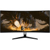AROZZI NOVA gaming monitor 34" 34T2K165 Black/ LED/ 3440x1440/ 165Hz/ VA/ 4000:1/ 1ms/ 2xHDMI/ 2xDP/ black