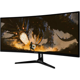 AROZZI NOVA herní monitor 34" 34T2K165 Black/ LED/ 3440x1440/ 165Hz/ VA/ 4000:1/ 1ms/ 2xHDMI/ 2xDP/ černý