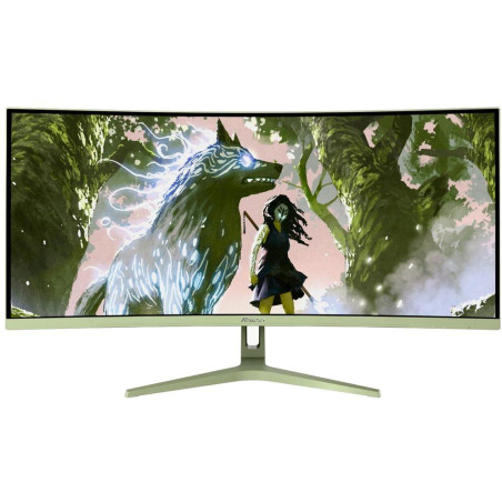 AROZZI NOVA herní monitor 34" 34T2K165 Forest Green/ LED/ 3440x1440/ 165Hz/ VA/ 4000:1/ 1ms/ 2xHDMI/ 2xDP/ mech. zelený