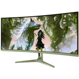 AROZZI NOVA herní monitor 34" 34T2K165 Forest Green/ LED/ 3440x1440/ 165Hz/ VA/ 4000:1/ 1ms/ 2xHDMI/ 2xDP/ mech. zelený