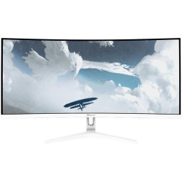 AROZZI NOVA herní monitor 34" 34T2K165 White/ LED/ 3440x1440/ 165Hz/ VA/ 4000:1/ 1ms/ 2xHDMI/ 2xDP/ bílý