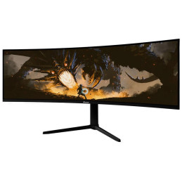 AROZZI NOVA herní monitor 49" 49TUW165 Black/ LED/ 5120x1440/ 165Hz/ VA/ 3000:1/ 1ms/ 2xHDMI/ DP/ USB-C/ černý