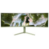AROZZI NOVA Gaming-Monitor 49" 49TUW165 Waldgrün/ LED/ 5120x1440/ 165Hz/ VA/ 3000:1/ 1ms/ 2xHDMI/ DP/ USB-C/ m.green