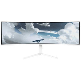 AROZZI NOVA herní monitor 49" 49TUW165 White/ LED/ 5120x1440/ 165Hz/ VA/ 3000:1/ 1ms/ 2xHDMI/ DP/ USB-C/ bílý