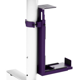 AROZZI ARENA PC Mount Purple/ držák PC na nohu stolu/ nosnost 30kg/ fialový