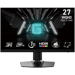 MSI Gaming 272QPF E2/ 27"/ 2560 x 1440/ IPS/ 1ms/ 180Hz/ 300cd/m2/ 1200:1/ HDMI/ DP/ černý