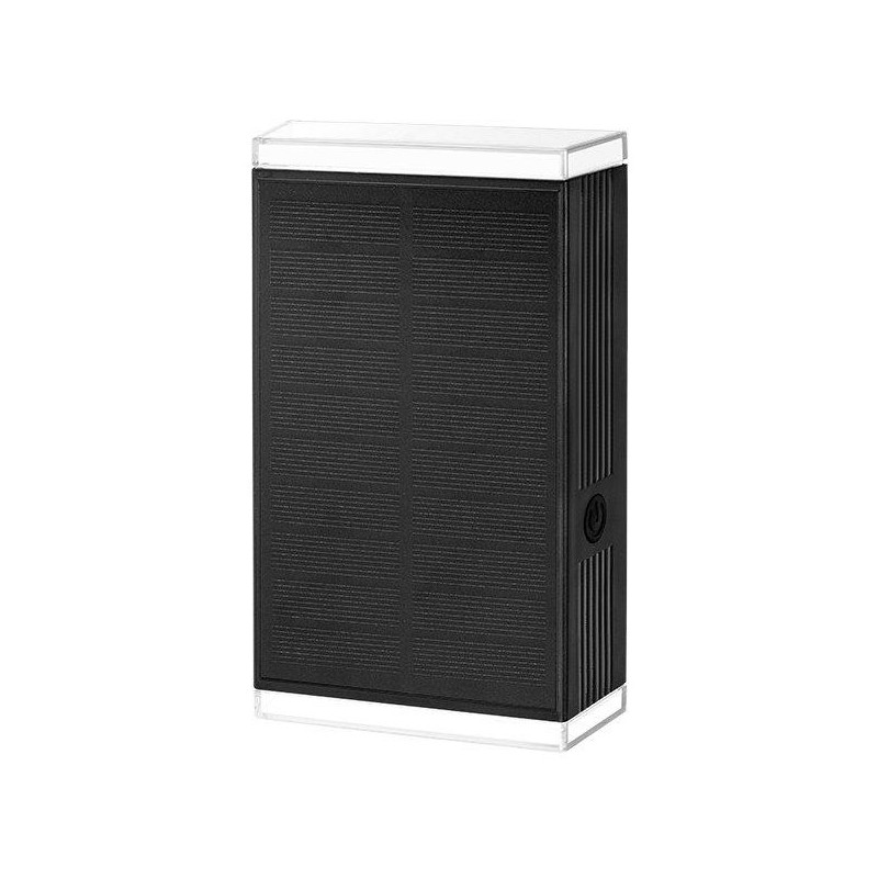 IMMAX SUN EASY venkovní solární nástěnné LED osvětlení IP44 4000K černé