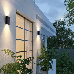 IMMAX SUN EASY venkovní solární nástěnné LED osvětlení IP44 4000K černé