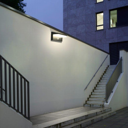 IMMAX SUN DOWN venkovní solární nástěnné LED osvětlení IP44, 900lm PIR senzor