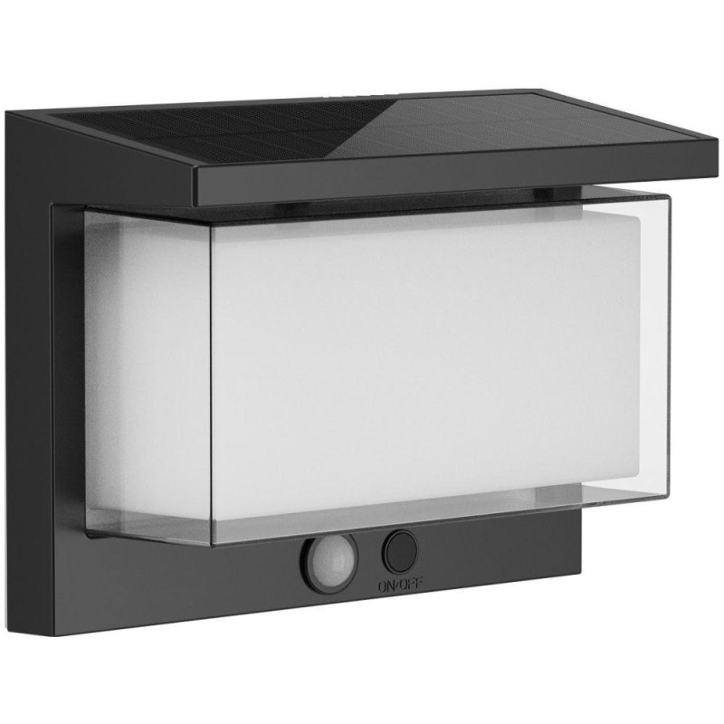 IMMAX SUN SEE venkovní solární nástěnné LED osvětlení IP44, 900lm, PIR senzor