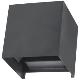IMMAX DICE venkovní LED osvětlení nástěnné, 6W, 340lm, IP65, antracit