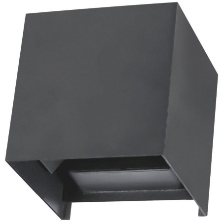 IMMAX DICE venkovní LED osvětlení nástěnné, 6W, 340lm, IP65, antracit