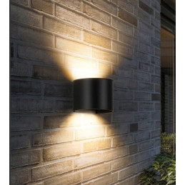 IMMAX RING venkovní LED osvětlení nástěnné, 6W, 340lm, IP65, antracit