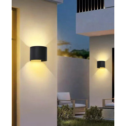 IMMAX RING venkovní LED osvětlení nástěnné, 6W, 340lm, IP65, antracit