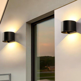 IMMAX RING venkovní LED osvětlení nástěnné, 6W, 340lm, IP65, antracit