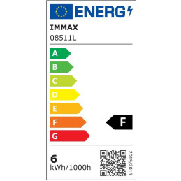 IMMAX RING venkovní LED osvětlení nástěnné, 6W, 340lm, IP65, antracit