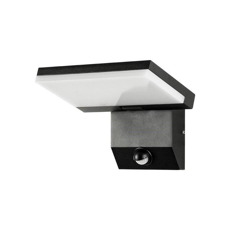 IMMAX MODERN venkovní LED osvětlení nástěnné s PIR čidlem, 18W, 1278lm, IP65, černé