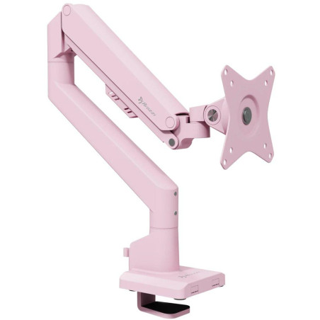 AROZZI ALZARE NEO Pink/ stolní držák pro monitory/ plynový píst/ kovový/ růžový