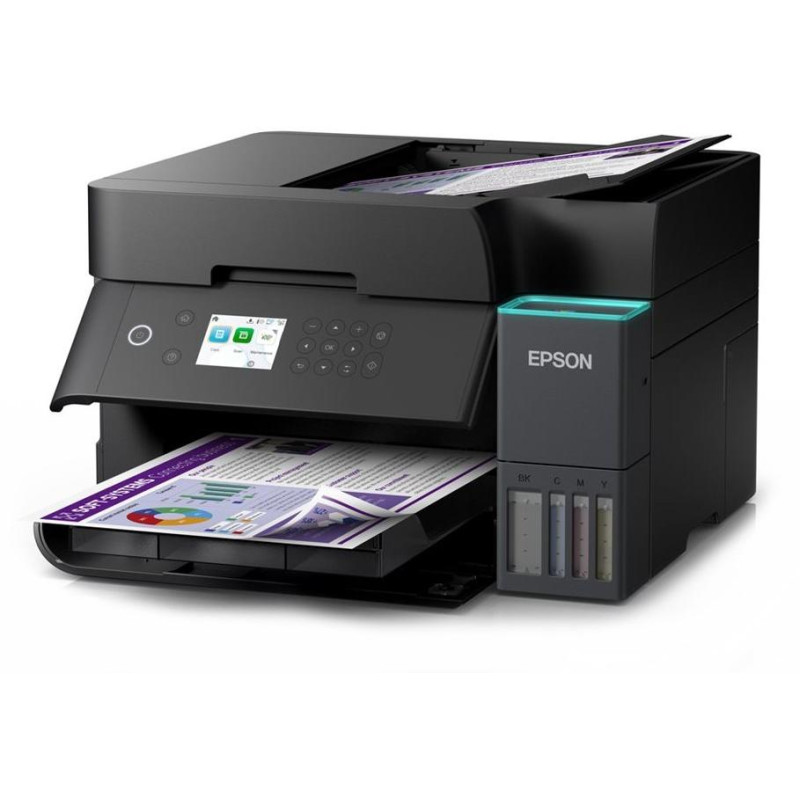 Epson EcoTank L6370/ 4800 x 1200/ A4/ MFZ/ LCD/ ITS/ ADF/ Duplex/ 4 barvy/ Wi-Fi/ USB/ 5 let záruka po registraci