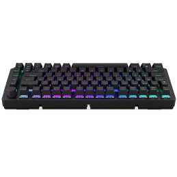 Endorfy herní klávesnice Thock 75% Wireless Red / RGB / red sw. / bezdrátová / mechanická / US layout / zkrácená /černá