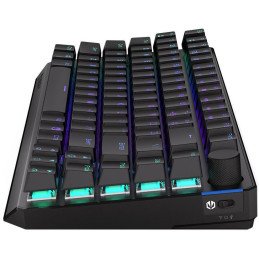 Endorfy herní klávesnice Thock 75% Wireless Red / RGB / red sw. / bezdrátová / mechanická / US layout / zkrácená /černá