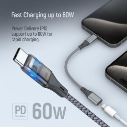 Colorway Adaptér USB-C na Lighting/ 17.5cm