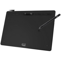 Adesso CYBERTABLET K12/ grafický tablet 12” x 7”/ 8192 urovní tlaku/ 8 programovatelných tlačítek/ scroll koliesko/ USB-