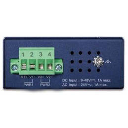 Planet IXT-815AT průmyslový kompaktní konvertor 2x10Gb SFP+, ESD+EFT, IP30, -40~75°C, dual power (9-48VDC / 24VAC)