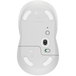 Logitech myš M650M/ kancelářská/ optická/ bezdrátová USB + Bluetooth/ bílá