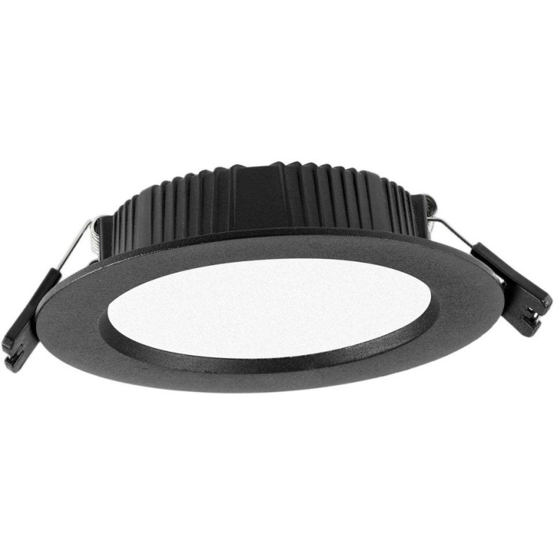 IMMAX NEO DOWN podhledové (stropní) svítidlo, 12cm, 12W, s podporou BEACON, CCT, stmívatelné, Wi-Fi, TUYA, černé